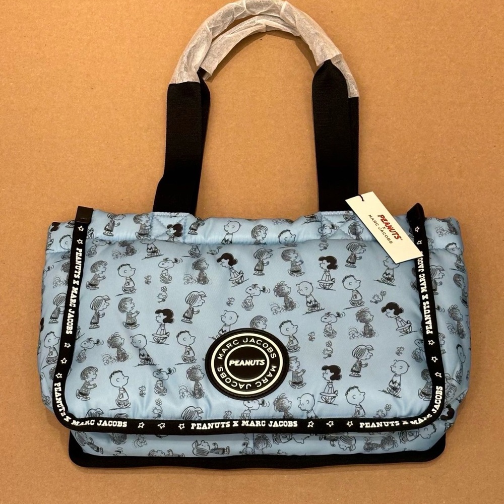 Marc Jacobs X Peanuts Light Blue Tote